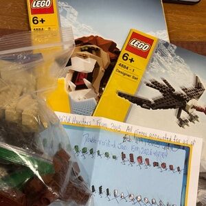RARE LEGO CREATOR "Wild Hunters" 4884 Pre-assembled and disassembled by an adult